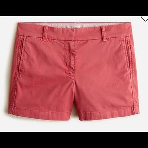 J.Crew 4” chino shorts - Nantucket red